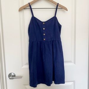 Petticoat Alley | Linen Spaghetti Strap Sundress